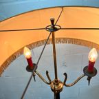 Vintage 'Gouden' Staanlamp Met Franjes thumbnail 18