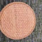 Rotan Ronde Salontafel , Jaren 70 thumbnail 3