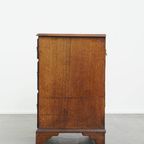 Prachtige Antieke Engelse Eikenhouten Ladekast Uit De 18e Eeuw Met Originele Details thumbnail 5