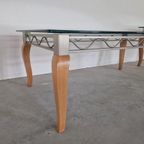 Pierre Vandel Postmoderne Salon Tafel En Bijzettafel thumbnail 5