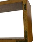 Vintage Wandplank Zwevend Jaren 50 Eiken Fineer thumbnail 21
