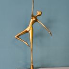 Vintage Messing Ballerina  Ballet Danseres Dame Vrouw Meisje thumbnail 8