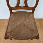 Vintage Landelijke Stoelen Eettafelstoelen Eetkamerstoelen Set Prijs thumbnail 8