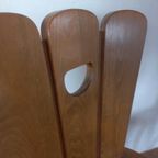 2 Brutalist Vintage Stoelen Frans Jaren 60 thumbnail 7