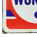 Frans Emaille Reclame Bord Pile Wonder Jaren 50 Mancave 43X43Cm thumbnail 10