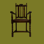 Vlaamse Eiken Eetkamerstoelen thumbnail 3
