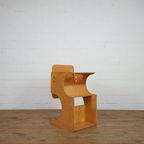 Modernist Reversible Children Stool / Desk thumbnail 4