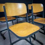 Partij Vintage Schoolstoelen / Stapelstoelen – 3 Stuks thumbnail 10