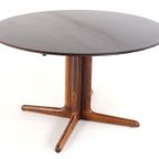 dyrlund Palissander Ronde 2x Verlengbare Tafel Eettafel Deens Vintage thumbnail 7