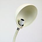 Vintage Bureaulamp Wit Industrieel Flexibel Metaal Lamp 43Cm thumbnail 7