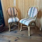 2 Rotan Bamboe Boho Stoelen thumbnail 11