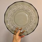 Val Saint Lambert Schaal Rosette Groen, Luxval Serie 1935 thumbnail 10