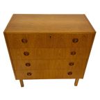 Vintage Ladekast Kastje Jaren 60 Teak Fineer Commode Design thumbnail 21