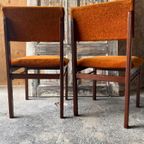 Originele Deense Design Stoelen. Palissander. Vintage. thumbnail 4