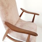 Vintage Louis Van Teeffelen For Webe Chair Licht Roze thumbnail 5