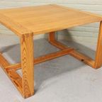Vintage Design Grenen Salontafel, Vierkant thumbnail 17