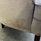 Set Van 2 Vintage Ecru Eenzitten / Fauteuils / Clubzetels thumbnail 4