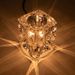 Vintage Icecube Tafellamp Peil & Putzler, Glass Table Light