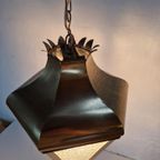 Vintage Messing Franse Hal Lamp thumbnail 5