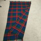 Vintage Aabe Zuiver Scheerwollen Deken (rood/blauw/groen) thumbnail 5