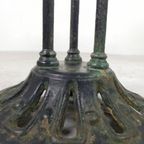 Art Deco Bistrotafel, Tuintafel Op Gietijzeren Voet thumbnail 6