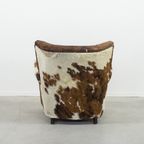 Art Deco Armchair In Cow Skin thumbnail 14