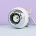 Witte Metalen Bol Wandlamp thumbnail 4