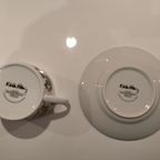 Keith Haring Servies: 2 Platte Borden, 2 Koffiekop En Schotel, 1 Espresso Kopje En Schotel thumbnail 9
