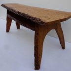 Salontafel Notenhout, Boomstam Tafel, Sidetable thumbnail 7