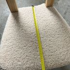 6x Vintage Keuken Stoelen Set , Nieuwe Teddy Boucle Bekleding thumbnail 10