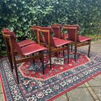 Inger Klingenberg Stoelen (Set Van 6) Fristho Franeker 1960S thumbnail 5