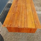 Jaren 60 Design Bureau Met Stalen Onderstel Werktafel thumbnail 3