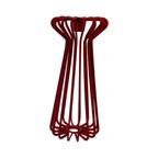 Ehlen Johansson For IKEA - Candle Holder Model ‘tradig’ - Medium - Red thumbnail 2