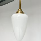 Opaline Plafondlamp In De Vorm Van Een Druppel, 1970’s thumbnail 8