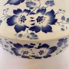 Prachtige Frans Aardewerk Schaal Blauw WIT Decor - Reliving thumbnail 7