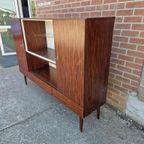 Pallisander Fineer Mid Century Vintage Highboard thumbnail 4