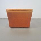 Vintage Fauteuil Leer Cognac '60 Mid Century Lounge Japandi thumbnail 12