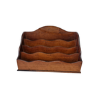 Antiek Mahonie Houten Brievenbakje, Circa 1900 thumbnail 2