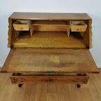 Brocante, Vintage Secretaire, Ladekast, Landelijk Bureau 808 thumbnail 6