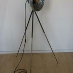 Industriële Vintage Staande Lamp Op Statief, Sfeerlamp thumbnail 2