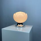 Frosted Glass Artichoke Table Lamp By Peill And Putzler 1970 thumbnail 2