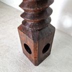 Sculptuur Object Antieke Wijnpers, Frankrijk 19e Eeuw thumbnail 2