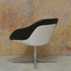 Zgan! Zwarte Leren Walter Knoll Turtle Design Draaifauteuil thumbnail 7