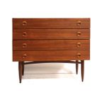 Deens Design Vintage Ladekast / Badkamermeubel / Commode Uit De Jaren '60 thumbnail 2