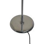 Gepo - Space Age Design / Mcm Floor Lamp With Two Shades - Brown Shades On A Chrome Base thumbnail 6