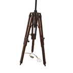 Industriële Houten Statief Vloerlamp thumbnail 4