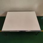 Vintage Salontafel Wit Chrome thumbnail 5