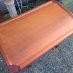 Vintage Kaart Tafel Uit De Jaren 60 Afm. 110x40cm En 80cm Ho thumbnail 5