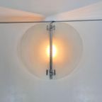 Vintage Metalarte Verte P Plafondlamp Wandlamp Spain ‘80 thumbnail 6