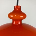 1 Of 2 Orange Glass Pendant Light 'oplight' By Hans Agne Jakobsson For AB Markaryd thumbnail 4